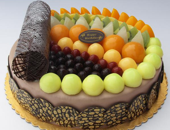 超好看的水果蛋糕图片 适合节日送礼的水果蛋糕