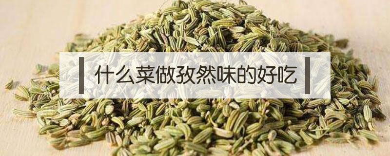 什么菜做孜然味的好吃