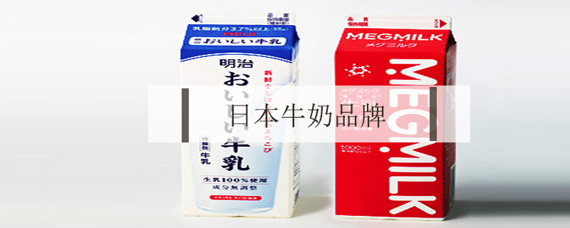 日本牛奶品牌