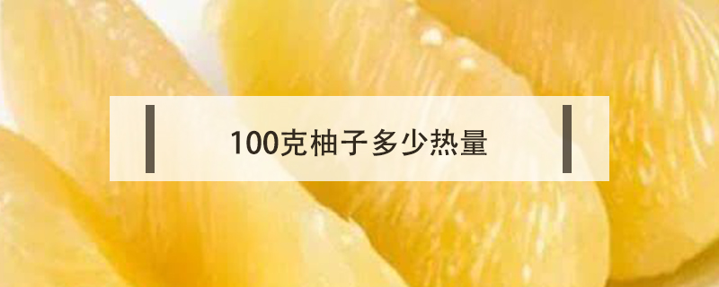 100克柚子多少热量