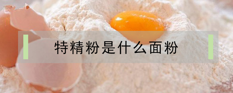 特精粉是什么面粉