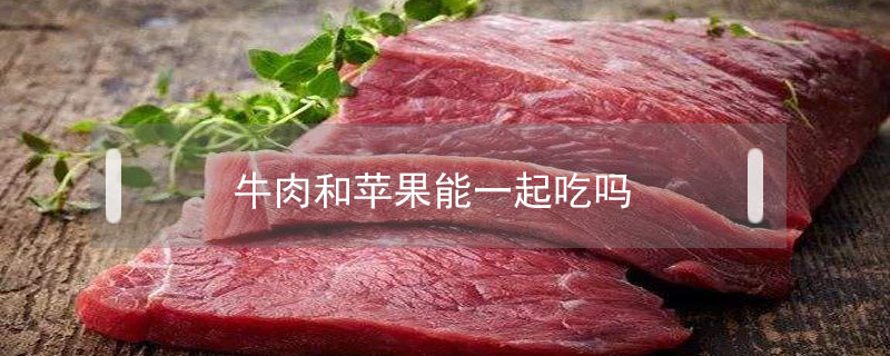 牛肉和苹果能一起吃吗 鲜淘网