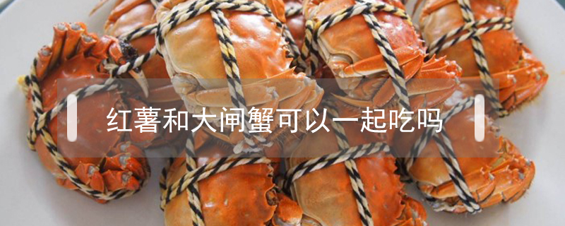红薯和大闸蟹可以一起吃吗