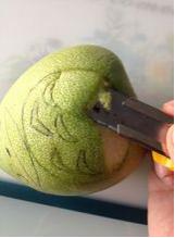 柚子龙猫怎么做，可爱的柚子龙猫做法（图文）