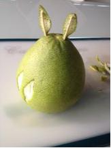 柚子龙猫怎么做，可爱的柚子龙猫做法（图文）