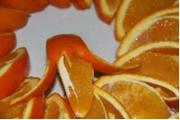 橙子水果拼盘图片，橙子拼盘怎么做