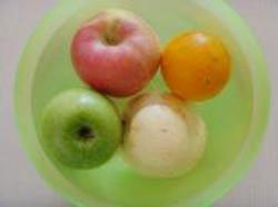 用梨子怎么做水果拼盘，一二三这么做