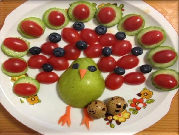 儿童节创意水果拼盘 六一儿童节DIY果盘