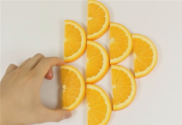 只用橙子做的水果拼盘 动物水果拼盘图片