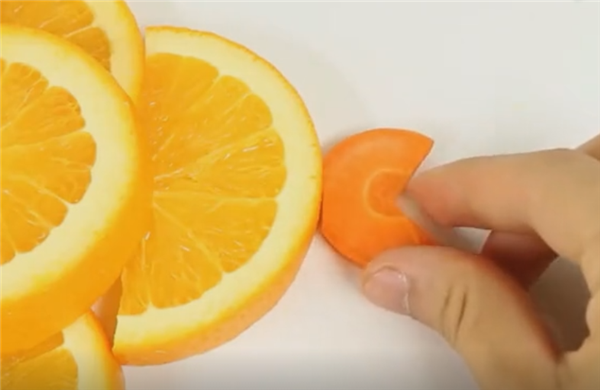 只用橙子做的水果拼盘 动物水果拼盘图片