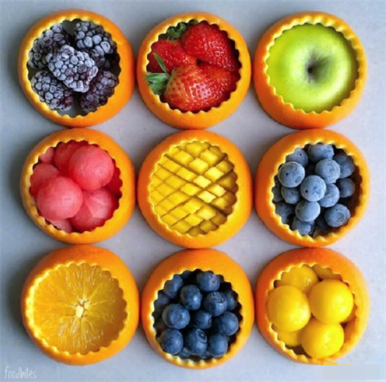 化妆师推荐的美容水果拼盘 好看又富有创意的水果拼盘