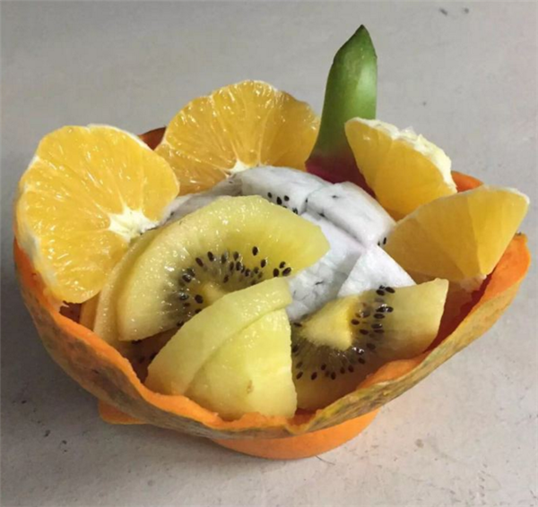 用1~3种水果做水果拼盘 简单的创意水果拼盘图片