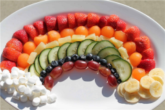 简单又好看的七夕水果拼盘 用于表白和庆祝的创意水果拼盘