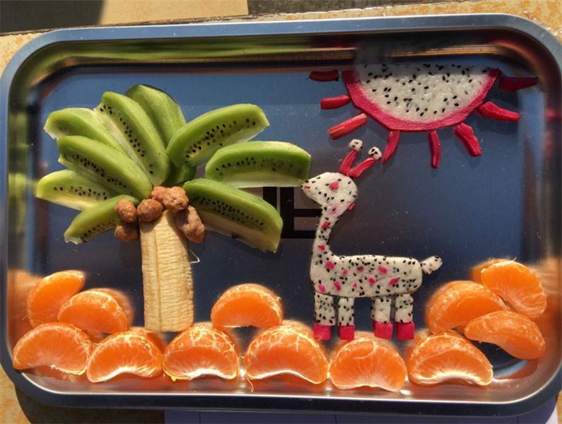 少儿创意水果拼盘制作大赛，简单又有趣的学生水果拼盘