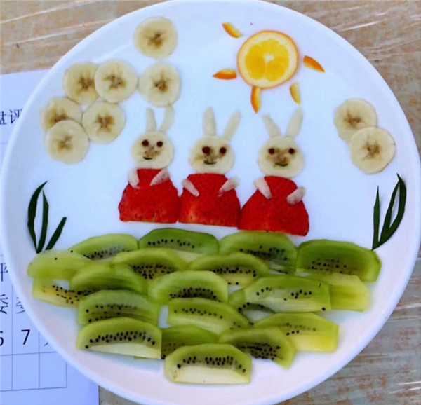 少儿创意水果拼盘制作大赛，简单又有趣的学生水果拼盘