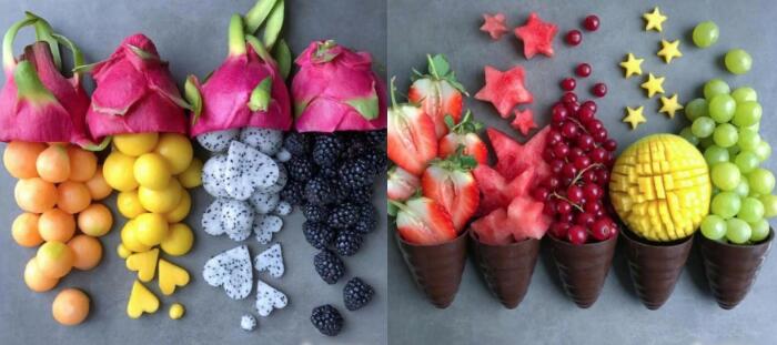 最简单漂亮的水果拼盘，10种创意水果拼盘图片