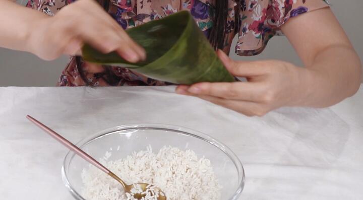 四角粽子的包法视频