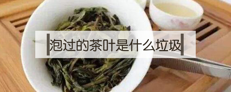 泡过的茶叶是什么垃圾