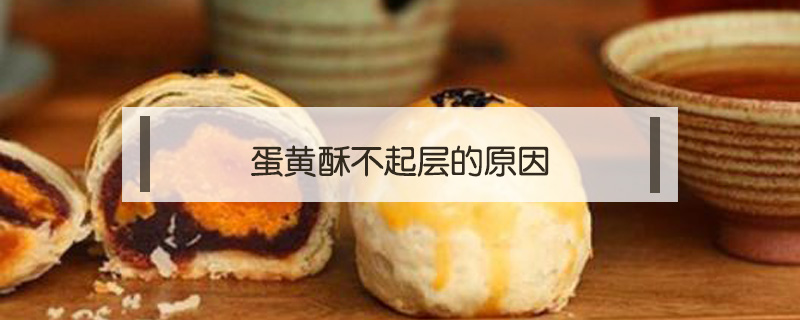 蛋黄酥不起层的原因