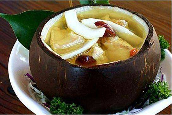 广东椰子鸡汤的做法