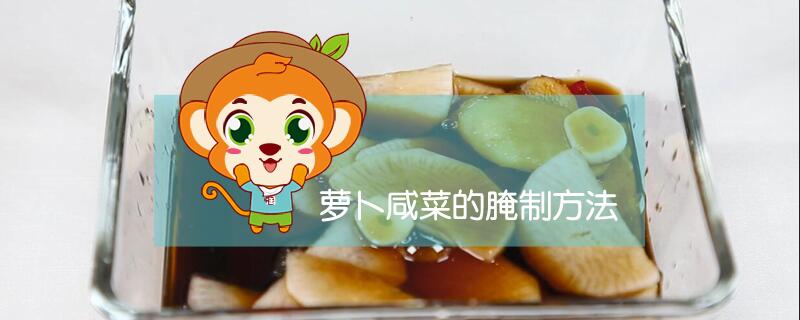 萝卜咸菜的腌制方法