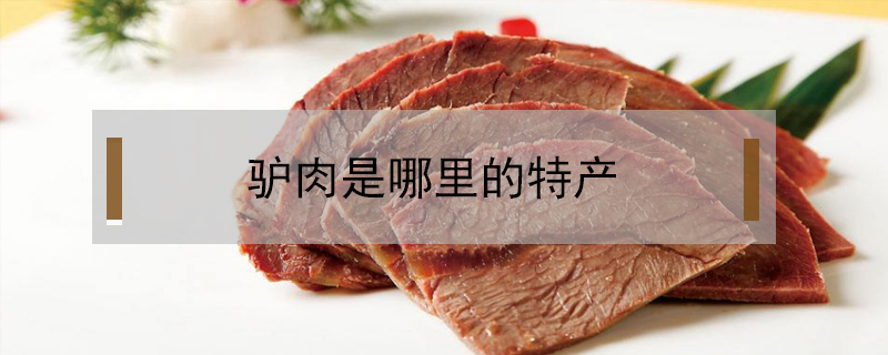 驴肉是哪里的特产