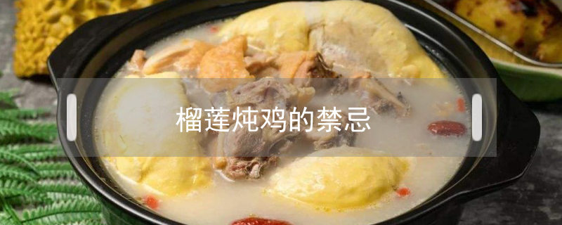 榴莲炖鸡的禁忌