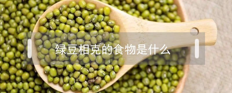 绿豆相克的食物是什么